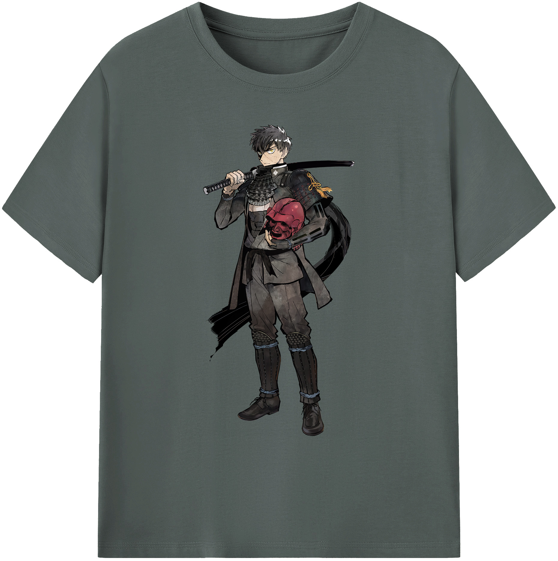（画像用） 刀剣乱舞 Touken Ranbu 綿100％ メンズ半袖Tシャツ｜肌触りやわらか＆通気性
